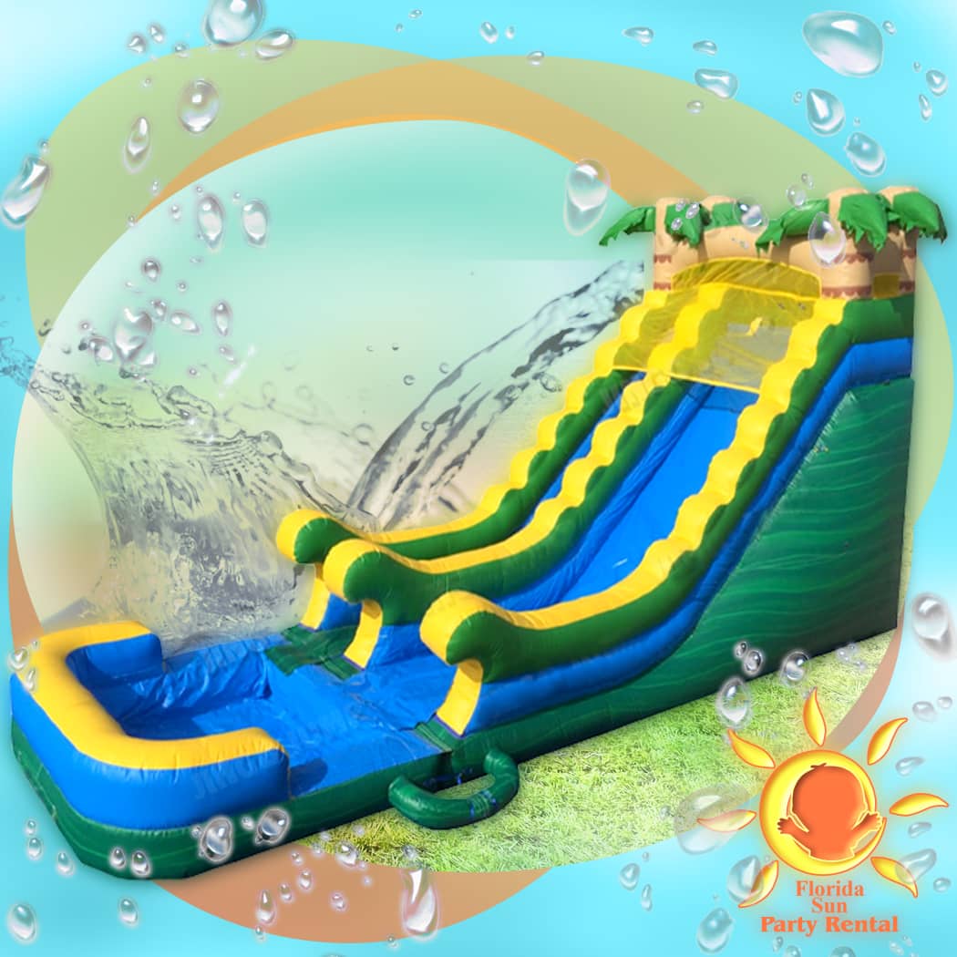#5-  Tropical Water slide.